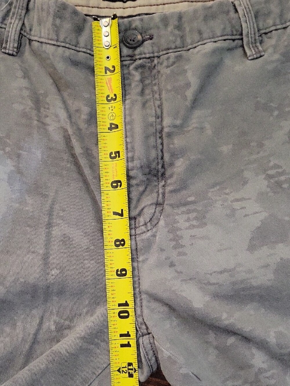 Weatherproof Men's Light Gray Camouflage Cargo Shorts Waist 42 - Picture 5 of 10